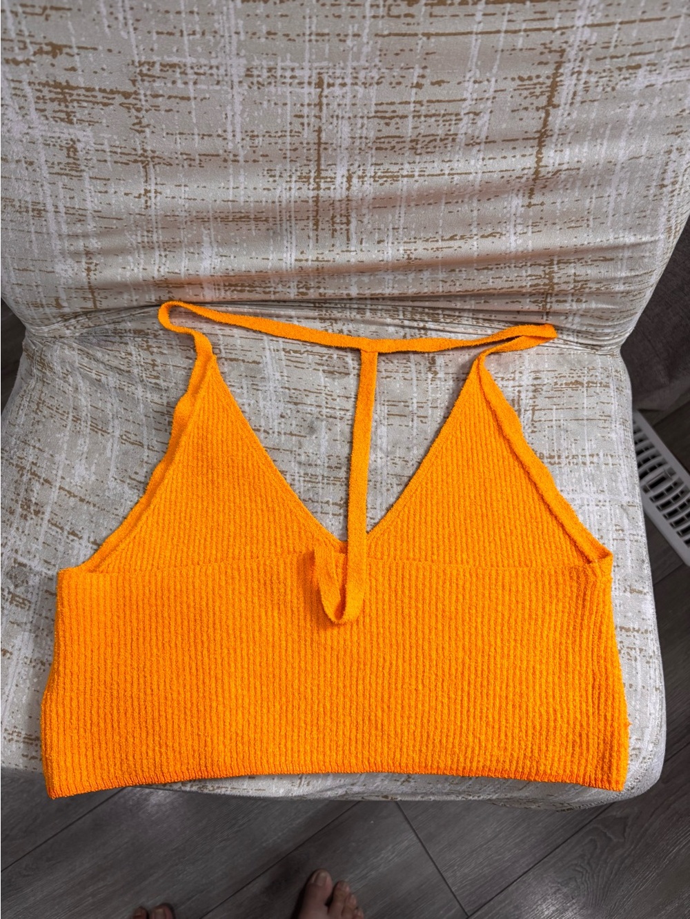 Rag and bone cotton orange tank top - Picture 6 of 7